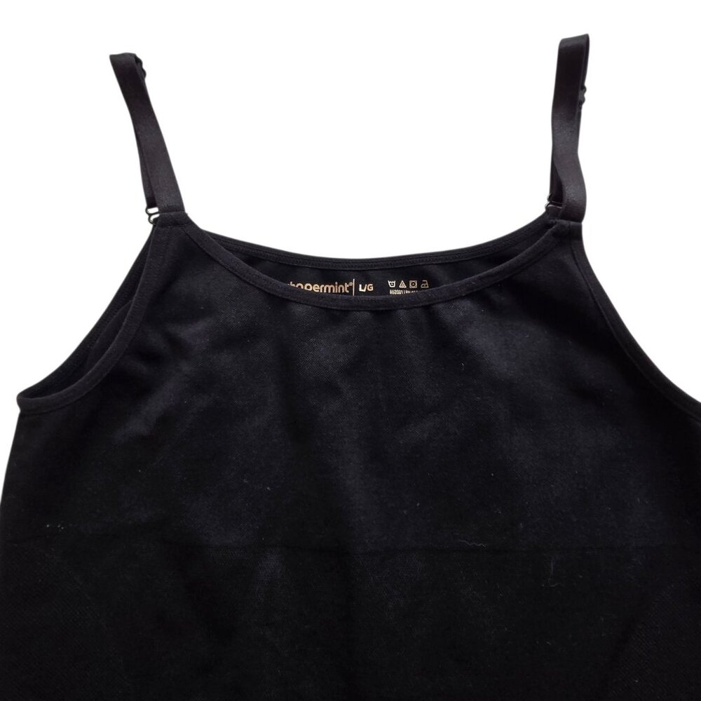 Shapermint Essentials Black Shaping Camisole L/XL Adjustable Straps - Picture 4 of 6